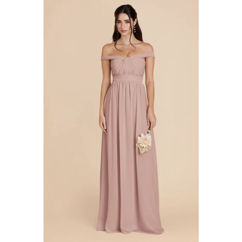 Birdy Grey Grace Convertible Dress MED Flowy Etheral Bridesmaid HOCO Formal Grad